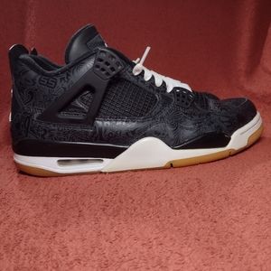 AIR JORDAN 4 LASER BLACK GUM SIZE 11.5 CI1184-001